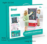 Thumbnail for Children's Folding Easel Double-Sided Art Board