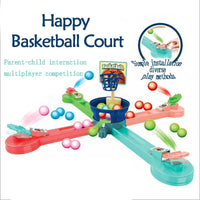 Table Top 4 Players Basketball Game with Moving Basket