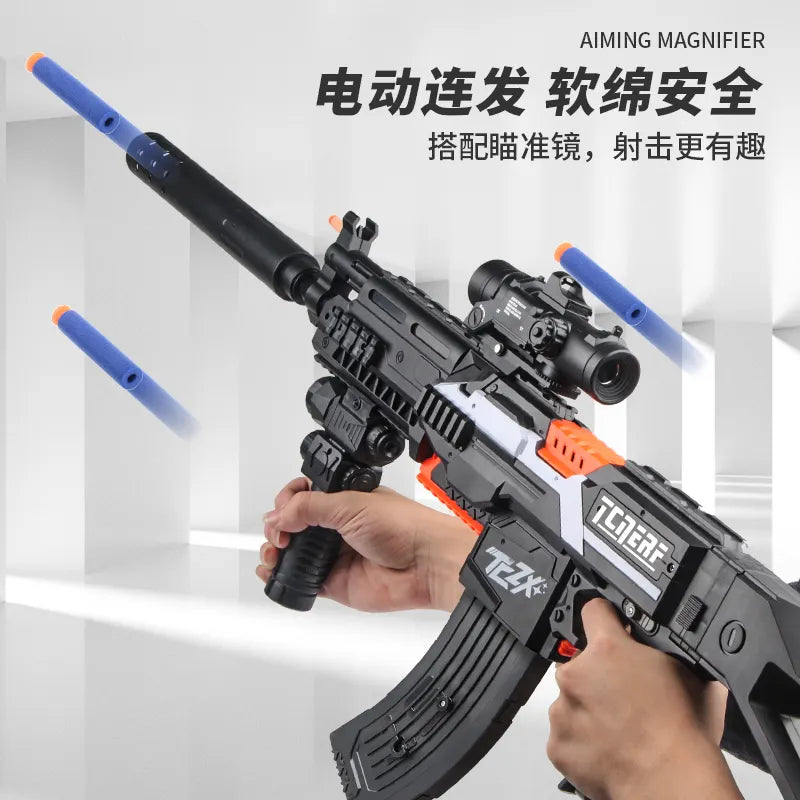 AK47 Shell Throwing Soft Bullet Gun