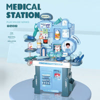 42Pcs Kids Pretend Medial Station Set