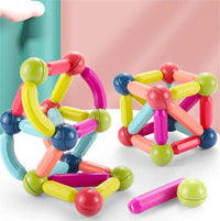 Thumbnail for 64Pcs Magnetic Puzzle Sticks Set