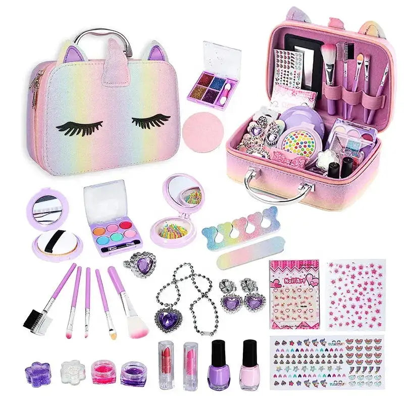 Girls Realistic Makeup Unicorn Style Box