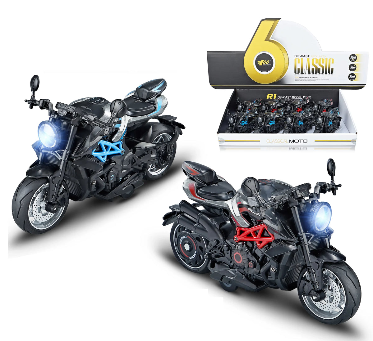 1:10 Diecast Luxury Racing Heavy Bike