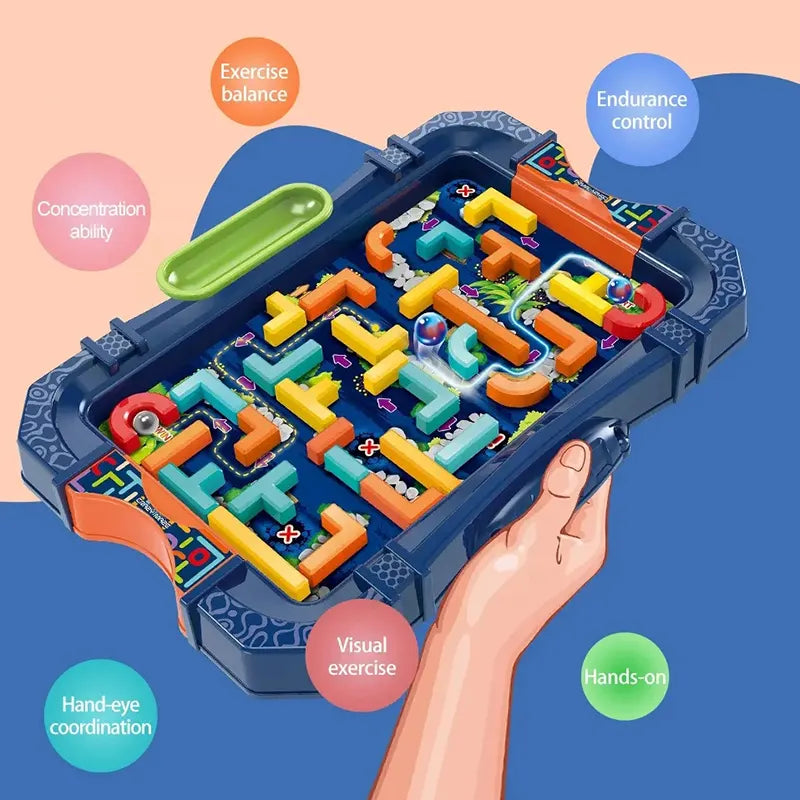 Handheld Crazy Maze Pinball Game Toy
