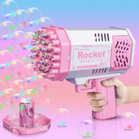 40 Holes Mini Space Rocket Bubble Gun