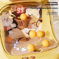 Manual Kids Bear Themed Basketball Shooting Game Console
