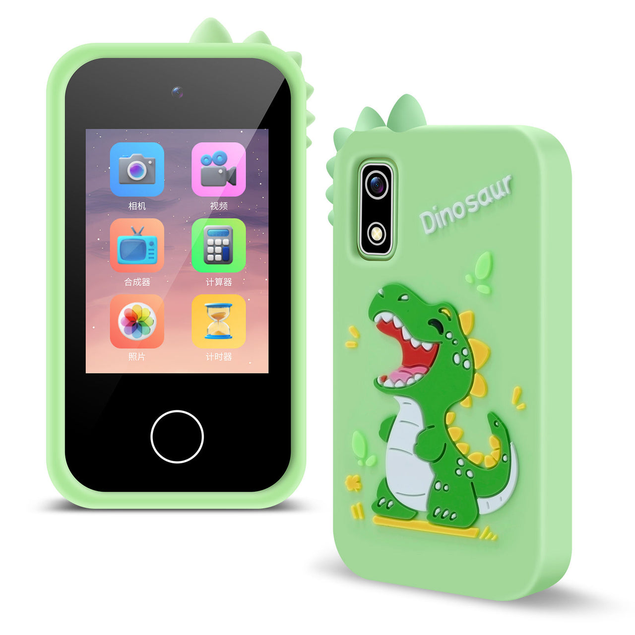 Kids Dinosaur Themed Touch Smart Phone - Green