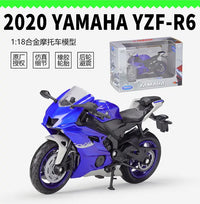 1:18 Diecast Yamaha YZF-R6 Model Bike