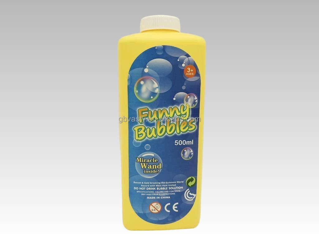 500ml Colorful Bubble Liquid Bottle