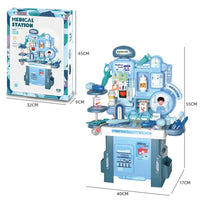 42Pcs Kids Pretend Medial Station Set