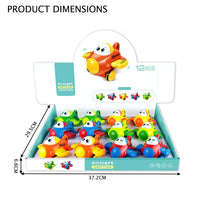 Friction Cartoon Aircraft Toy - 1Pc