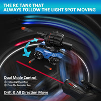 RC Laser Control Multi-functional Bubble & Soft Bullet Shooting Tank