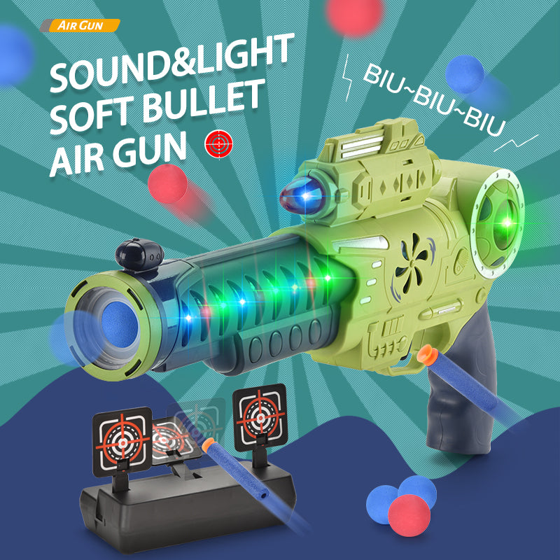 Space Air Soft Bullet Gun Toy with Target