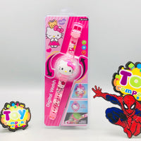 Hello Kitty Theme Kids Digital Watch With Lights