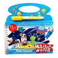 Magic Water Paint Book With Pen - Assortment