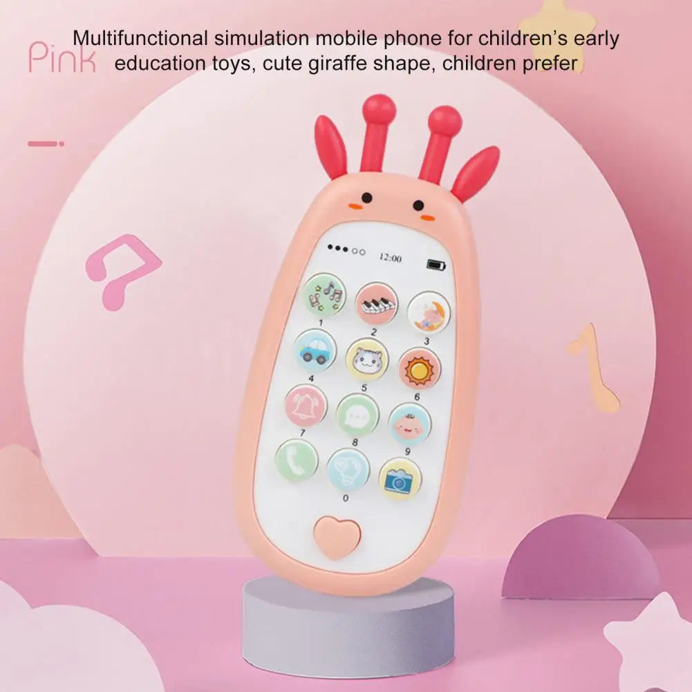 Giraffe Design Kids Musical Puzzle Mobile Phone
