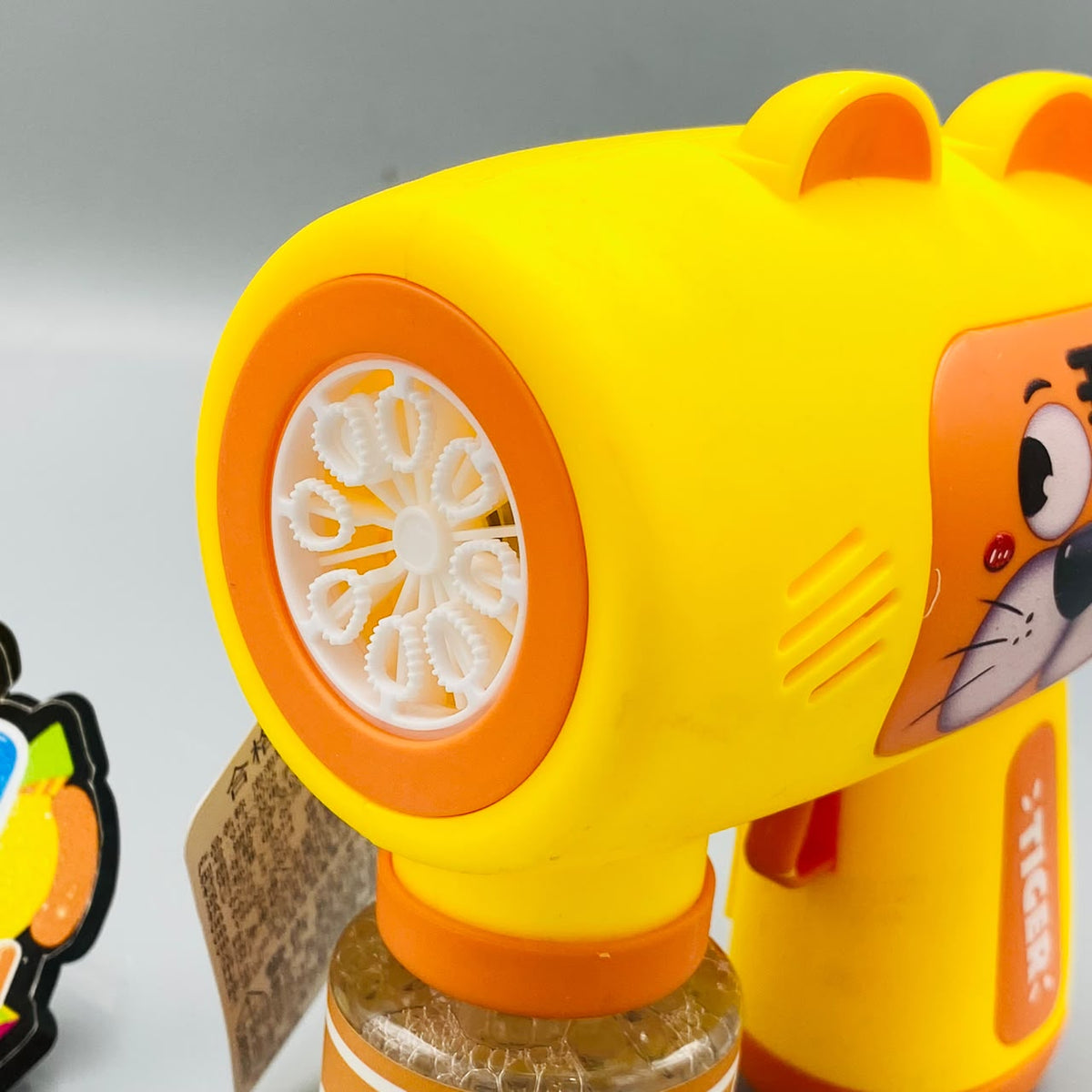 8 Holes Tiger Mini Colorful Bubble Gun 