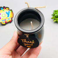 1Pc Home Aroma Scented Candle - Black