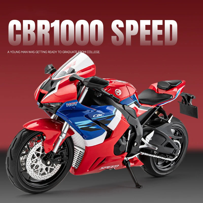 1:12 Diecast Hot Speed Model Bike