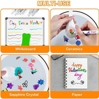8Pcs White Board Fun Floating Markers Set