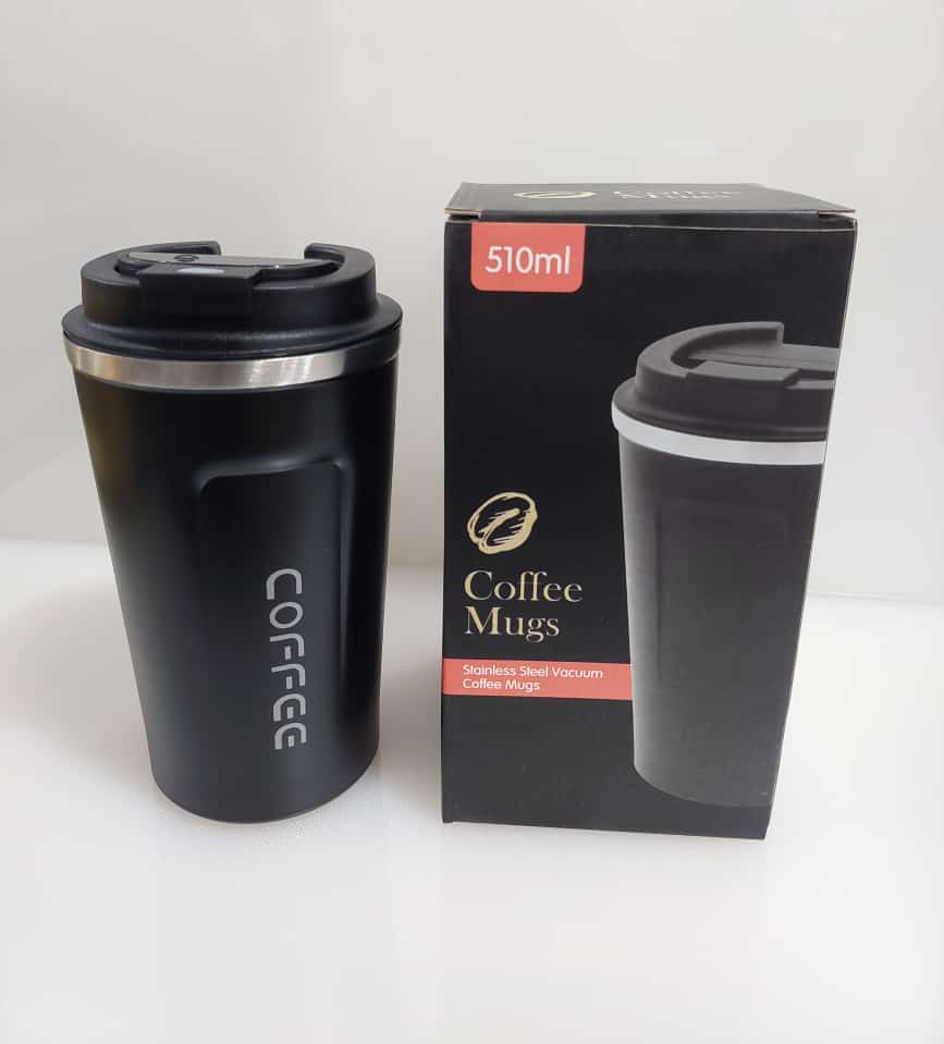 510ml Stainless Steel Vacuum Coffee Mug Temperature Display
