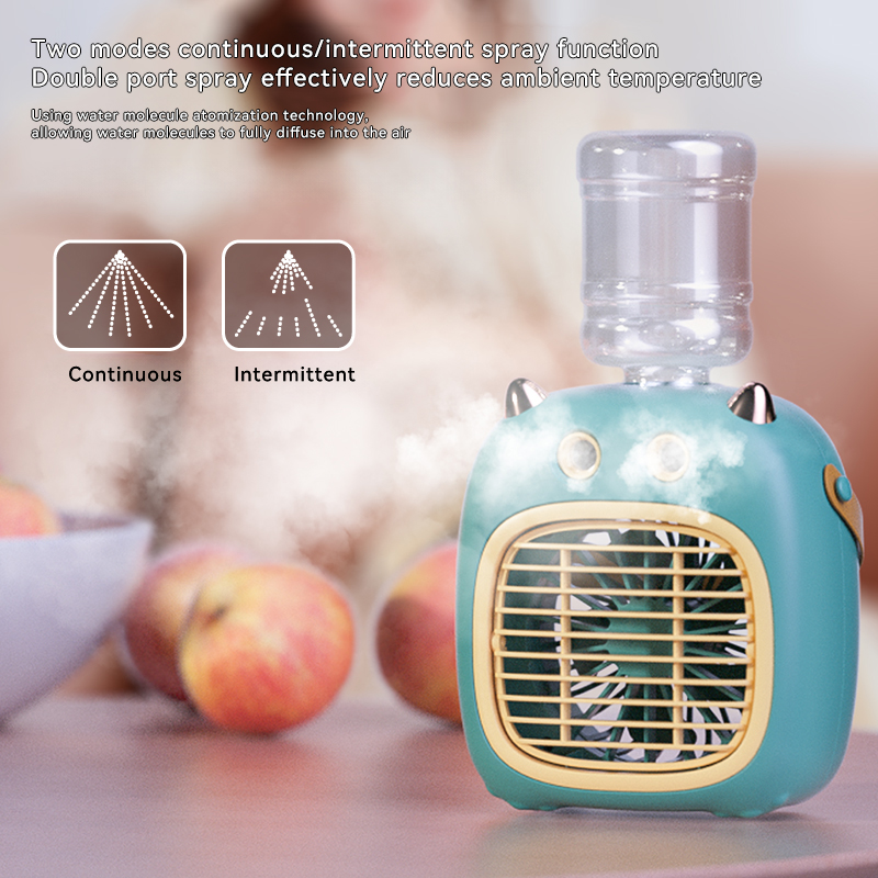 2-in-1 Monster Portable Mist Spray Electric Fan