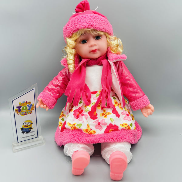 Stuffed Musical Doll - Pink