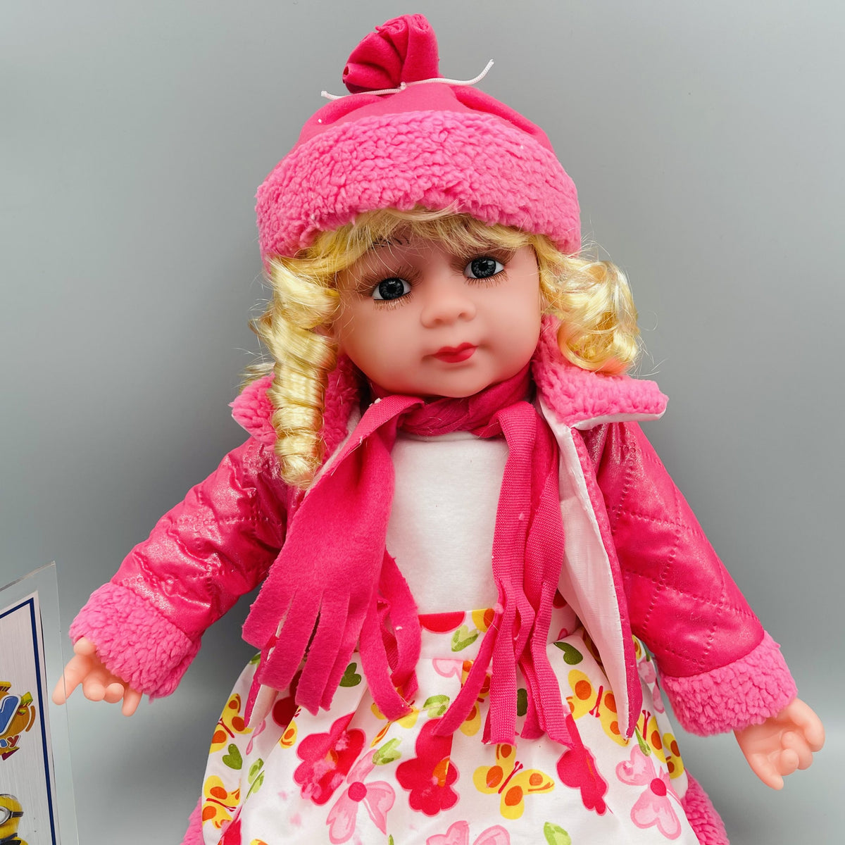Stuffed Musical Doll - Pink