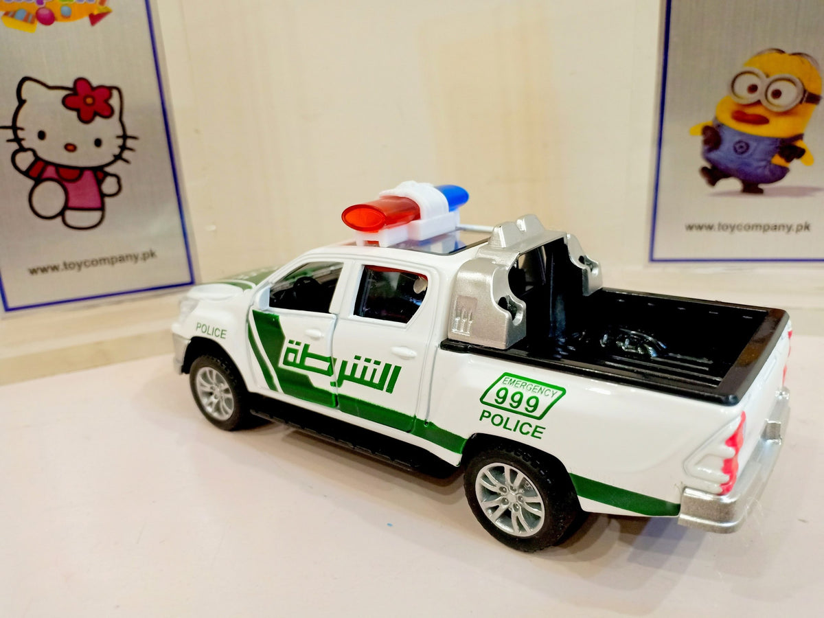 Diecast Police Pickup Truck
