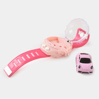 2.4GHz Mini Watch RC Alloy Car - Pink