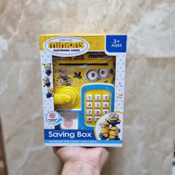 Minions Fingerprint Piggy Bank With Light & Sound