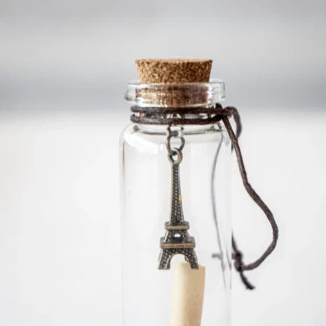 1Pc Mini Glass Wishing Bottle