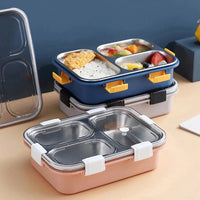 Stainless Steel Lunch Box With Spoon & Chopsticks