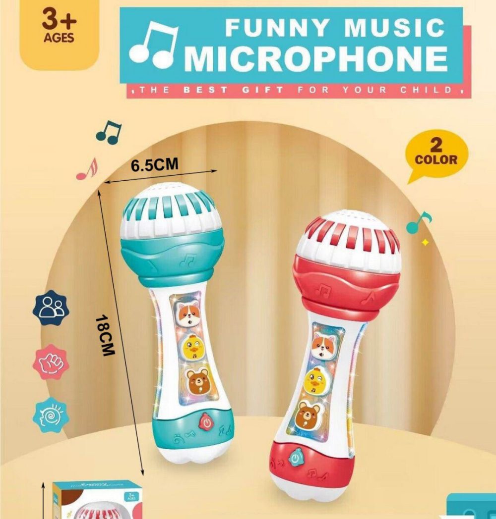 Cute Light & Musical Microphone Toy For Kids