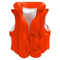 Intex Deluxe Inflate Swimming Vest - Red