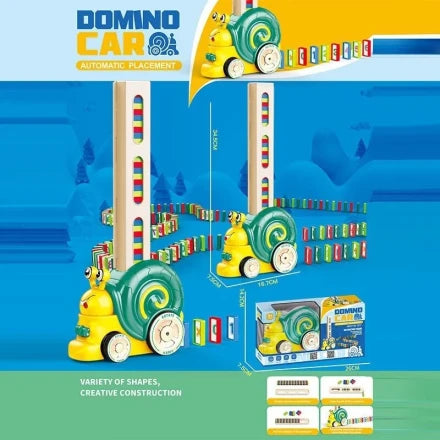 Montessori Electric Snail Domino Train