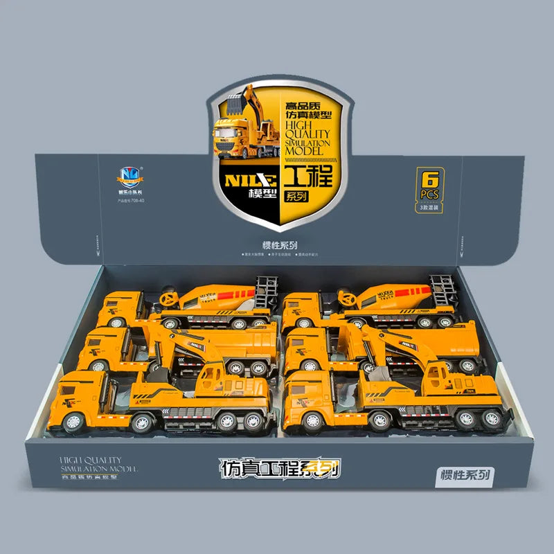 1Pc Friction Movable Engineering Truck - Assortment