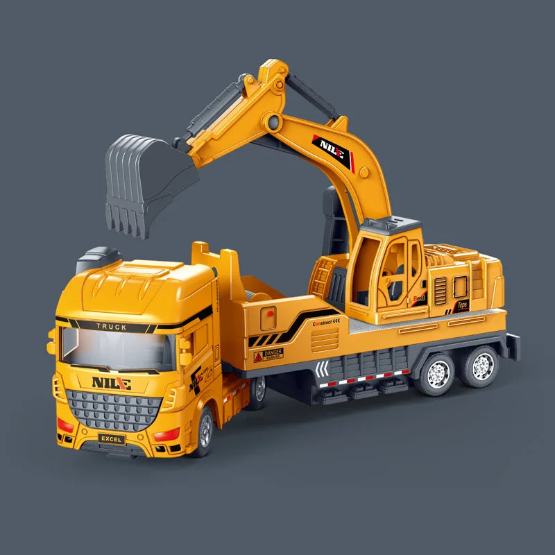 1Pc Friction Movable Engineering Truck - Assortment