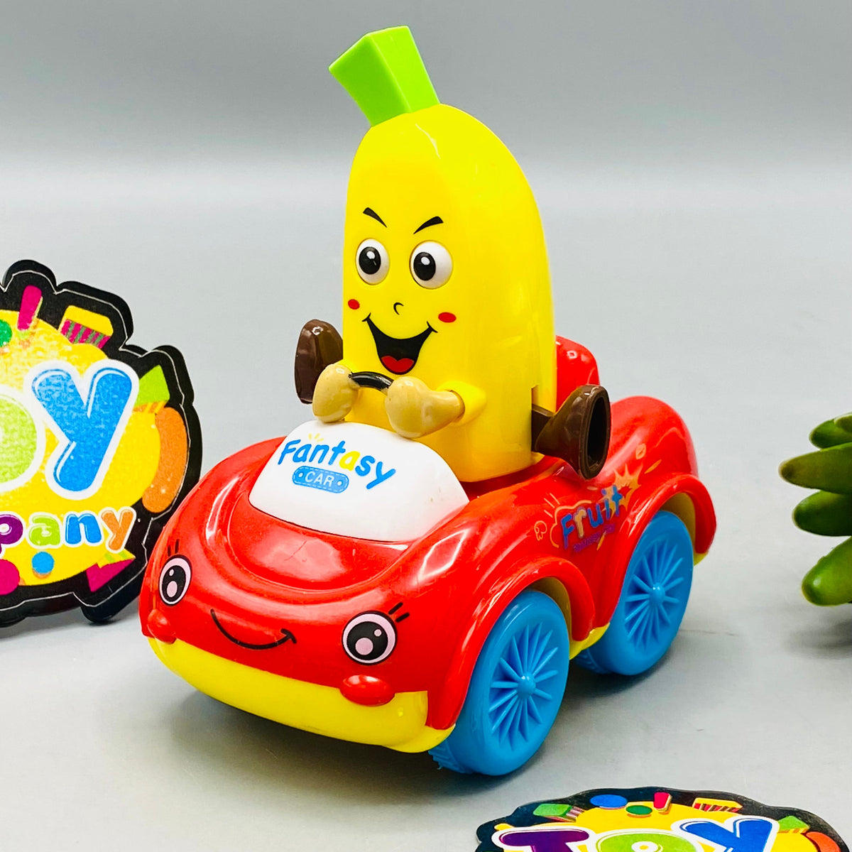 1Pc Inertial Banana Bumper Car