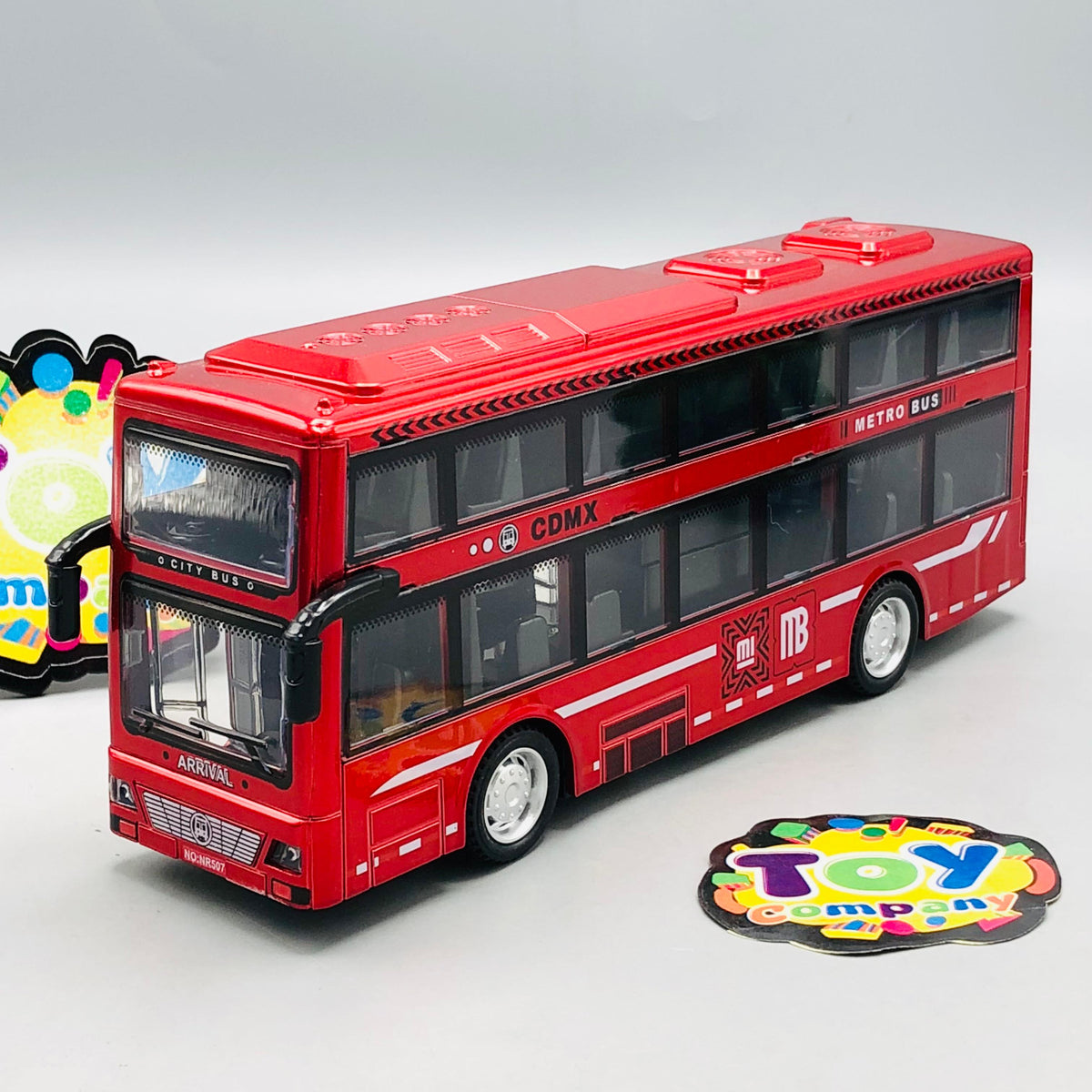 ABS Inertial Double-Decker Bus Model - 1Pc