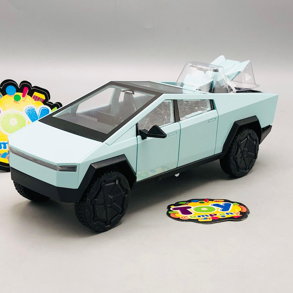 ABS Inertial Tesla With Quad Bike Model Car - 1Pc