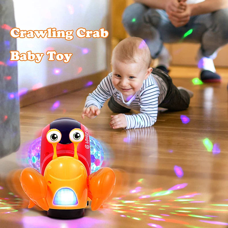 Electric Crawling Snail With 3D Lights & Music