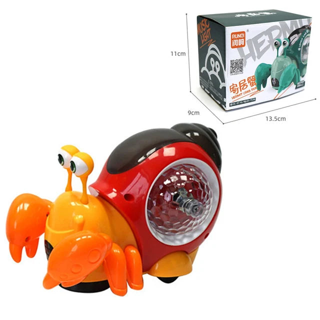 Electric Crawling Snail With 3D Lights & Music