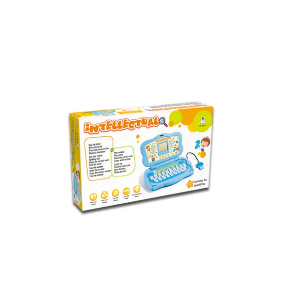 20 Activities Kids Intellectual Mouse Control Laptop - Pink