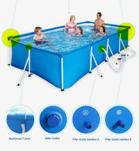 Thumbnail for INTEX 10FT Rectangular Family Pool