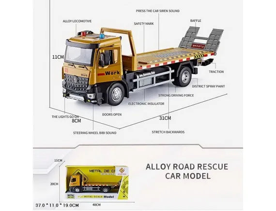 1:32 Diecast Road Rescue Trailer Model