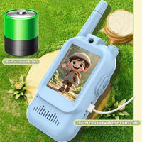 2Pcs Rechargeable Kids Video Walkie Talkie