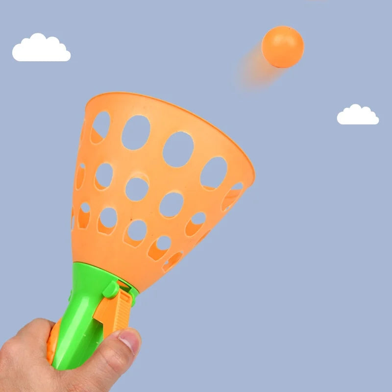 Catapult Ball Throw & Catch Sport Bouncing Toy - 2Pcs
