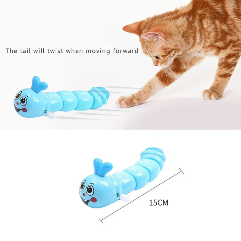 1Pc Wind-up Twisty Worm Toy