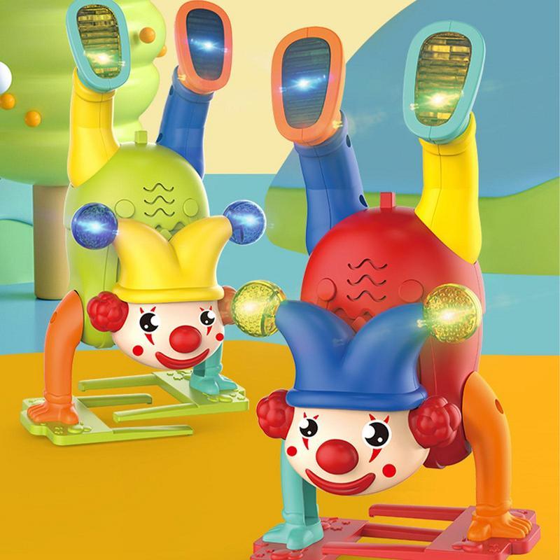 Electric Upside Down Dancing Clown Toy